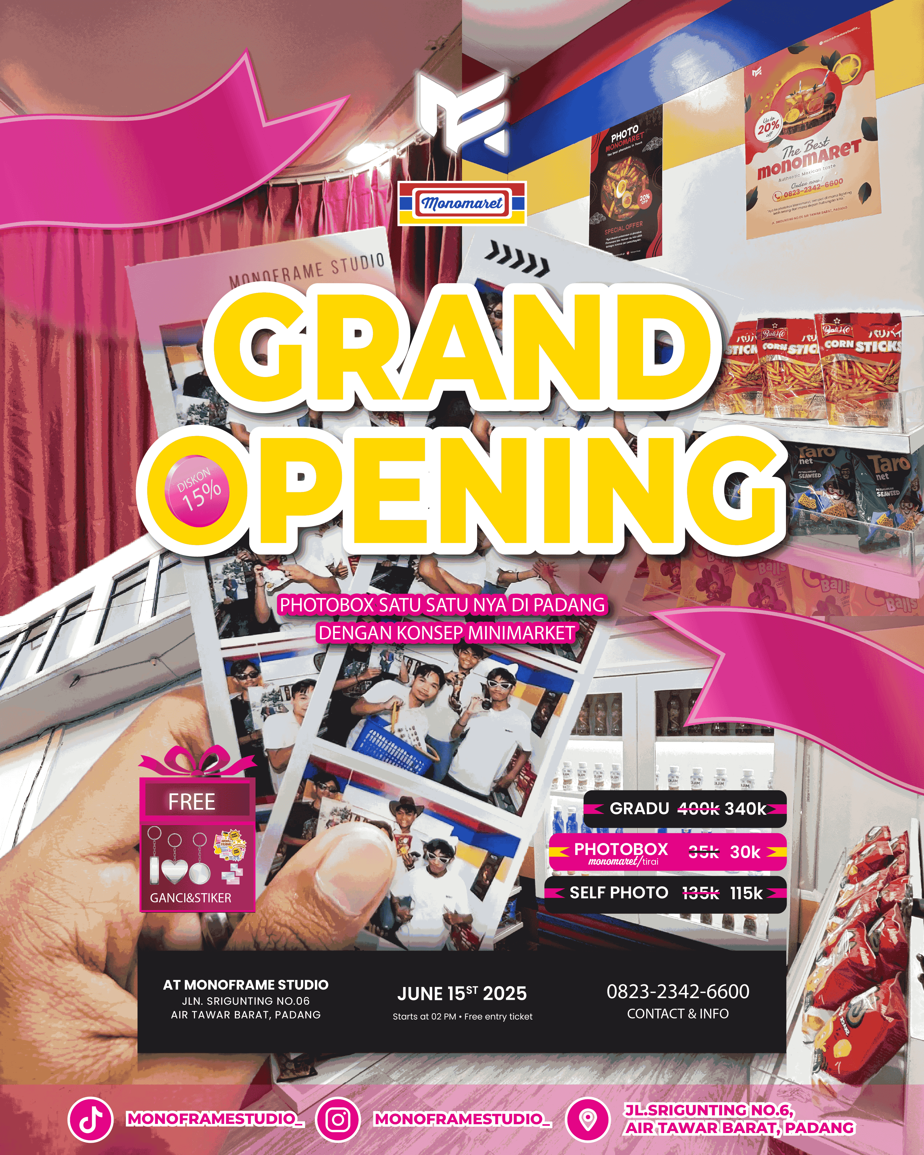 Grand Opening Monoframe Studio